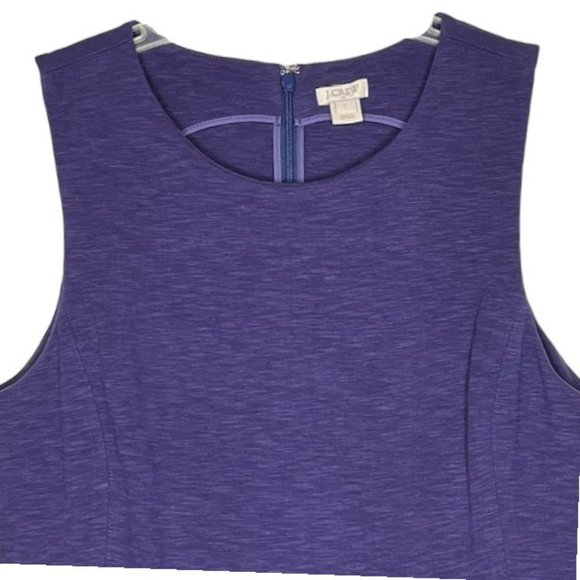 J. Crew Factory Daybreak Fit/Flare Dress in Raw Indigo (Blue/Purple) - L - Picture 4 of 11